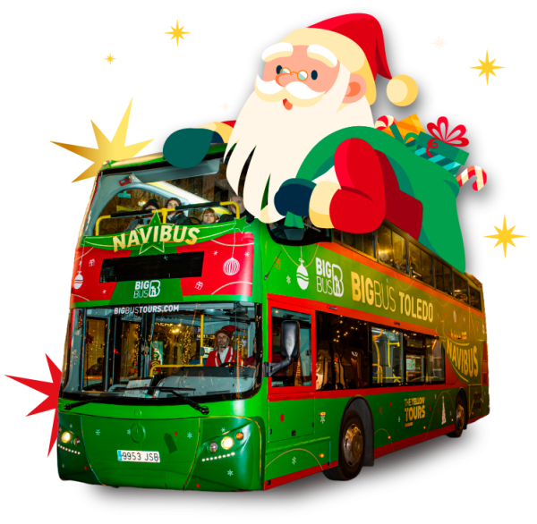 Autobús navideño Navibus de Toledo